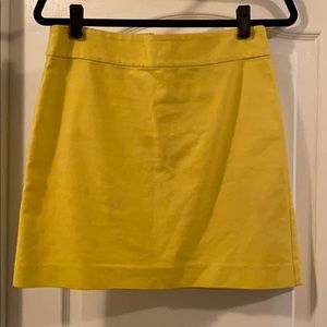 Loft by Ann Taylor yellow skirt